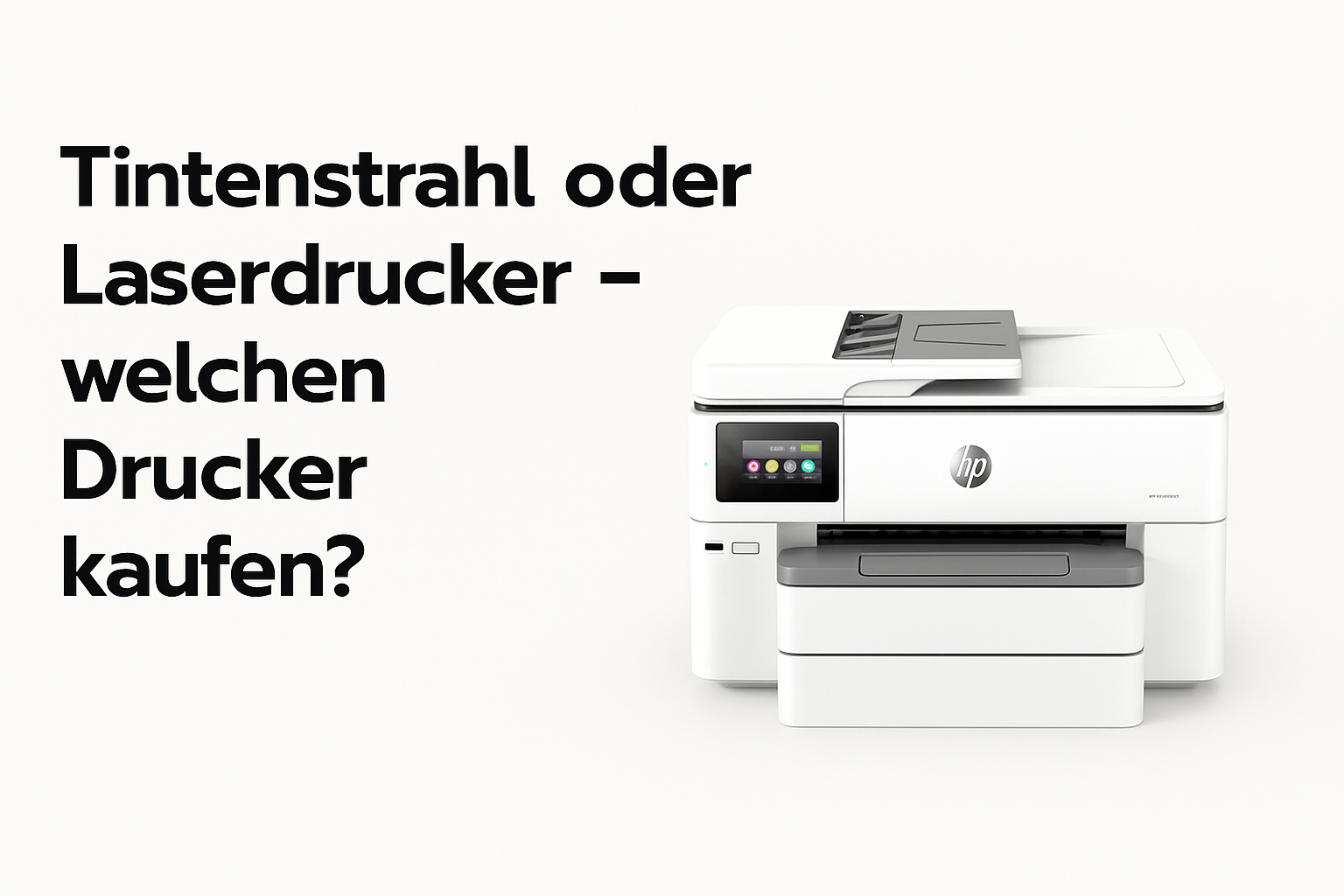 Du betrachtest gerade Tintenstrahl oder Laserdrucker – welchen Drucker kaufen?