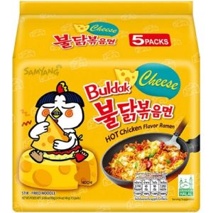 Samyang Buldak Hot Chicken Ramen Cheese 5 x 140 g