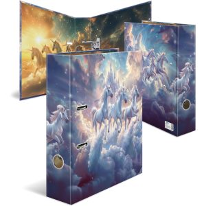 HERMA Motiv-Ordner A4 Fantasy Unicorns 285 cm, Mehrfarbig