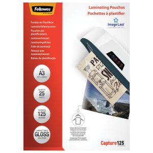 Fellowes Laminierfolie A3, 125 µm, 25 Stück, Glänzend