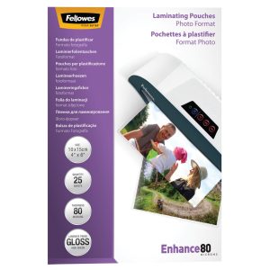 Fellowes Laminierfolie 10 x 15 cm, , 25 Stück, Glänzend