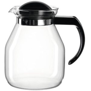 Montana Teekanne Content 1.25 l, Transparent/Schwarz