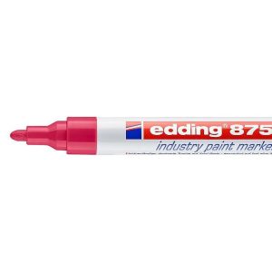 edding Lackmarker Industrie 8750 Rot, 1 Stück