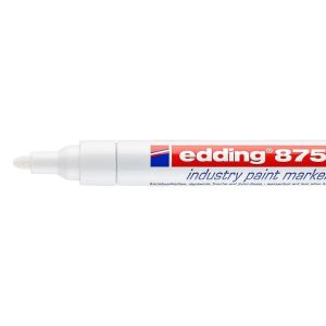 edding Lackmarker Industrie 8750 Weiss, 1 Stück
