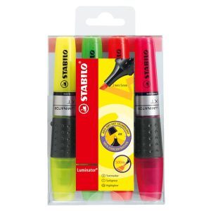 STABILO Textmarker Luminator 4 Stück Mehrfarbig