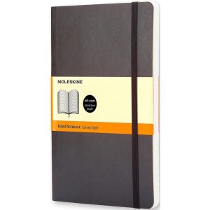 Moleskine Notizbuch Classic A5 Liniert, Schwarz, 192 Seiten