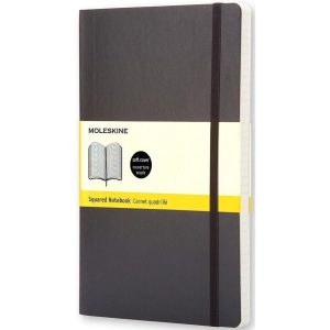 Moleskine Notizbuch Classic A6 Kariert, Softcover, 192 Seiten
