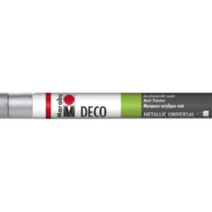 Marabu Acrylmarker Deco Painter 1 – 2 mm, Silber