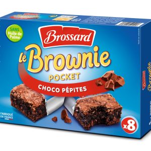 Brossard Mini Brownie mit Schokostückchen 8 Stück