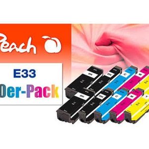 Peach Tinte Epson No. 33 2x BK, PBK, C, M, Y