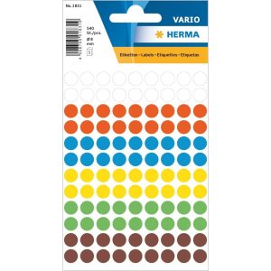 Herma Stickers Klebepunkte Vario Ø 8 mm, 540 Etiketten