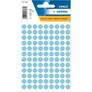 Herma Stickers Klebepunkte Vario Ø 8 mm, Blau