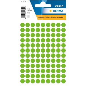 Herma Stickers Klebepunkte Vario Ø 8 mm, Grün