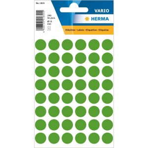Herma Stickers Klebepunkte Vario Ø 13 mm, Dunkelgrün