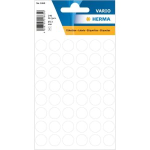 Herma Stickers Klebepunkte Vario Ø 13 mm, Weiss