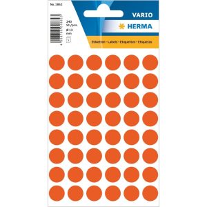 Herma Stickers Klebepunkte Vario Ø 13 mm, Rot