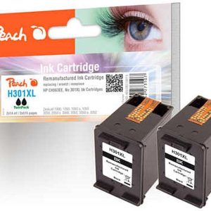 Peach Tinte HP Nr. 301XL (CH563EE) 2x Black
