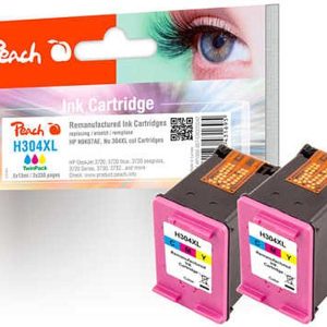 Peach Tinte HP Nr. 304XL (N9K07AE) 2x Color