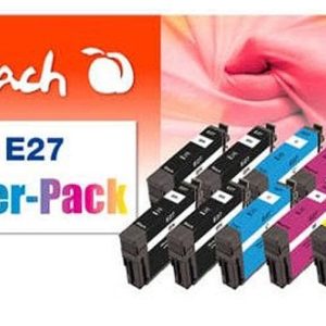 Peach Tinte Epson Nr. 27 4x BK, je 2x C,M,Y
