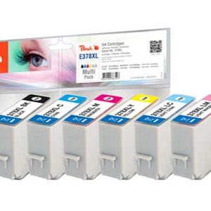 Peach Tinte Epson Nr. 378XL Je 1x BK, C,M,Y;LC,LM