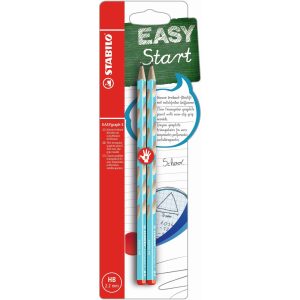 STABILO Bleistift EASYgraph S für Rechtshänder, Blau