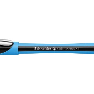 Schneider Kugelschreiber Slider Memo Blau/Schwarz, 1 Stück
