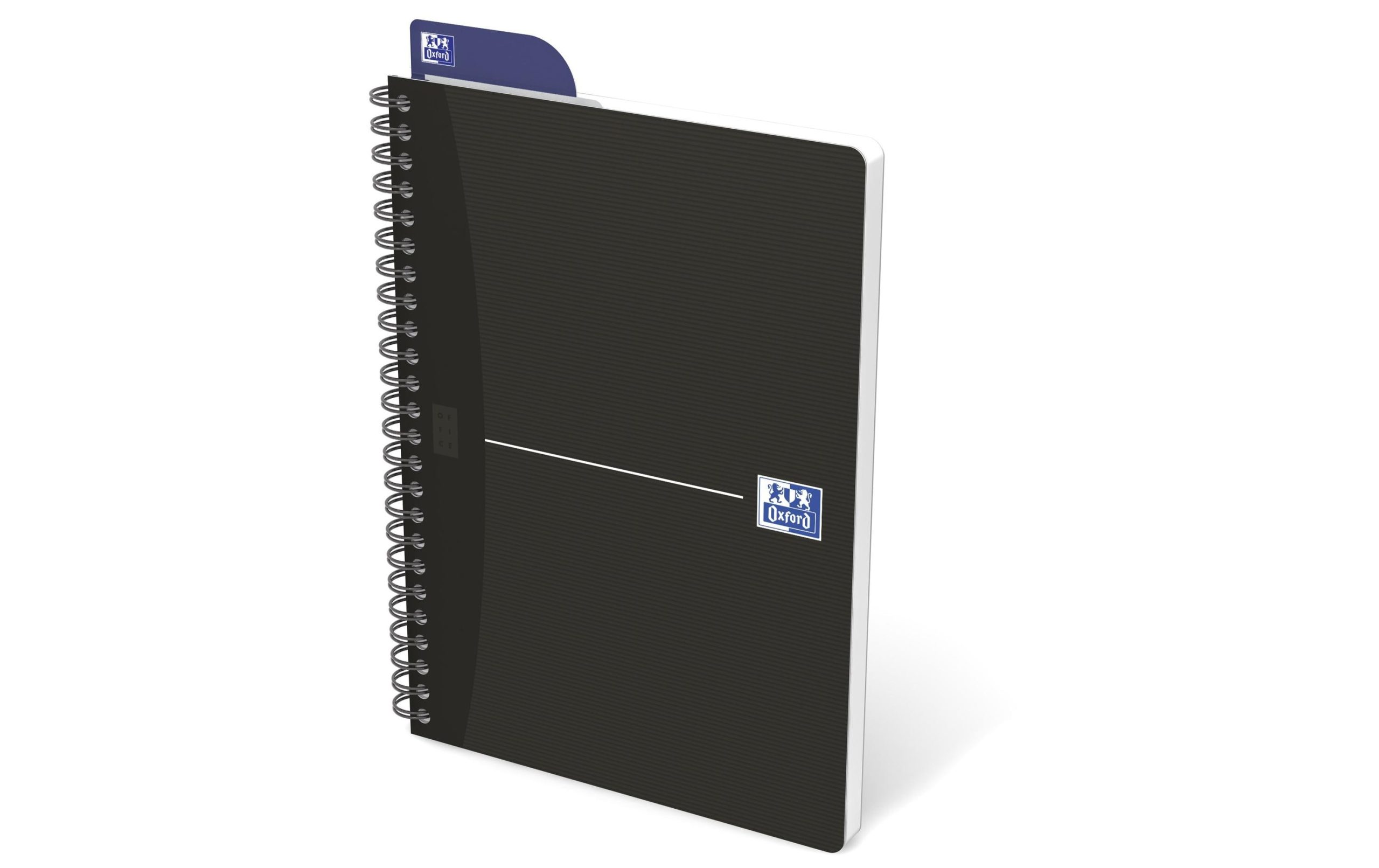 Oxford Notizheft Essentials Spiralbuch, A5, Liniert, Schwarz