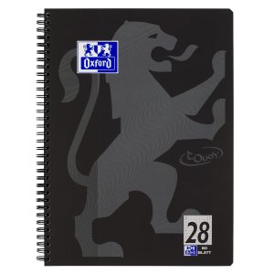 Oxford Notizheft Touch Collegeblock L28, A4 +, Kariert, Schwarz
