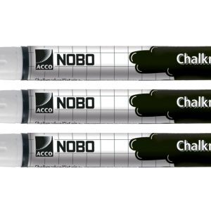 Nobo Whiteboard-Marker 3 Stück Weiss