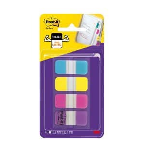 Post-it Page Marker Post-it Index Strong 4 x 10 Stück, 16 x 38 mm