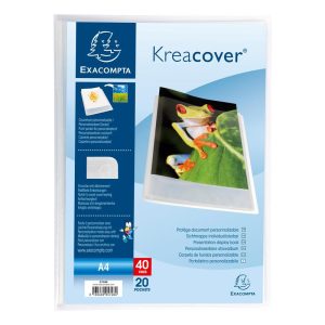 Exacompta Sichtbuch Kreacover A4 20 Taschen