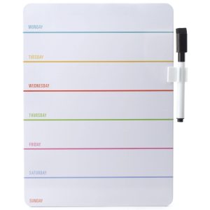 Kikkerland Whiteboard Dry Erase x , Mehrfarbig