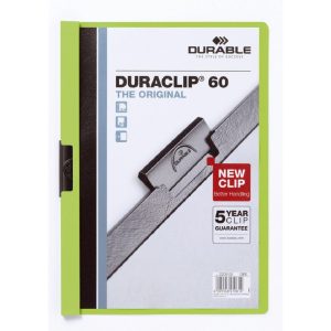 DURABLE Klemmhefter Duraclip 60 A4, Grün