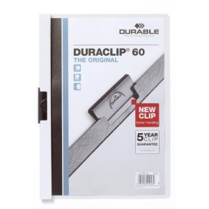 DURABLE Klemmhefter Duraclip 60 A4, Weiss