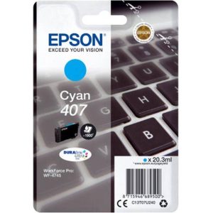 Epson Tinte 407 / C13T07U240 Cyan