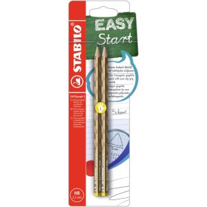 STABILO Bleistift EASYgraph S Metallic 2 Stück, Gold