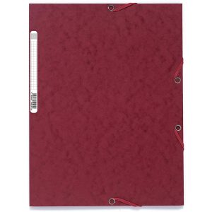 Exacompta Gummibandmappe A4 Bordeaux, 250 Blatt