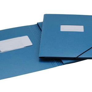 EROLA Gummibandmappe Pressspan A4 Blau