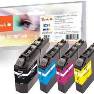 Peach Tinte Brother LC-223 BK, C, M, Y