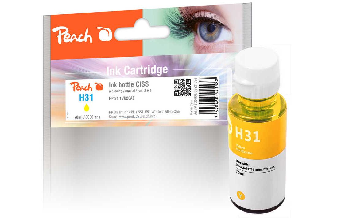 Peach Tinte HP 31 (1VU28AE) Yellow