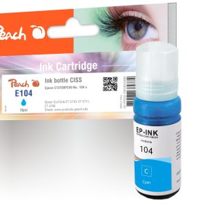 Peach Tinte Epson 104 (C13T00P240) Cyan