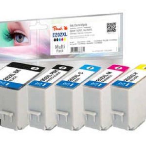 Peach Tinte Epson No 202XL (T02G7) 1x BK, PBK, C, M, Y