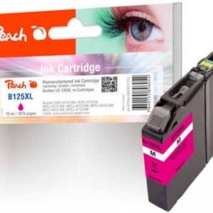 Peach Tinte Brother LC-125/7 XL BK, C, M, Y