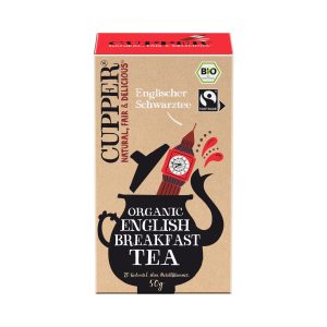 Cupper Teebeutel Bio English Breakfast 20 Stück