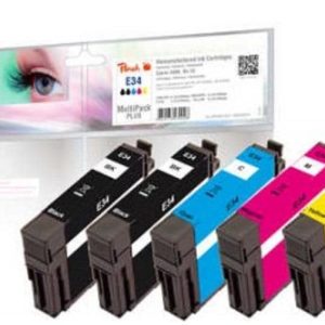 Peach Tinte Epson No 34 2x BK, C, M, Y