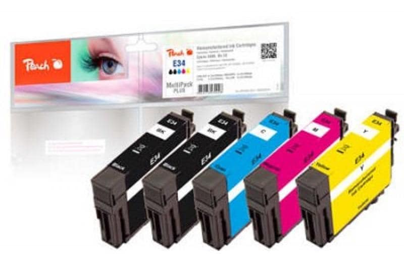 Peach Tinte Epson No 34 2x BK, C, M, Y