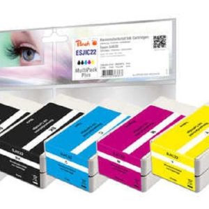 Peach Tinte Epson SJIC22 2x BK, 1x C, M, Y