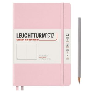 Leuchtturm Notizbuch Medium A5, Blanko, 2-teilig, Puder