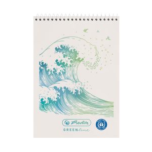 Herlitz Spiralblock Greenline A7, Welle