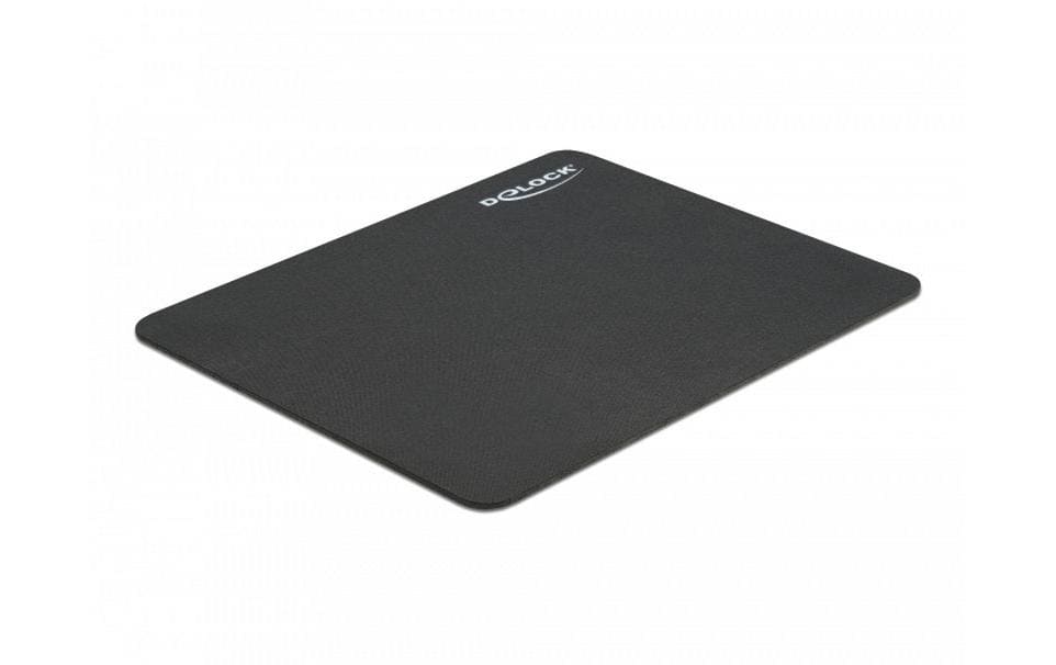 Delock Mausmatte 22x18 cm, Schwarz